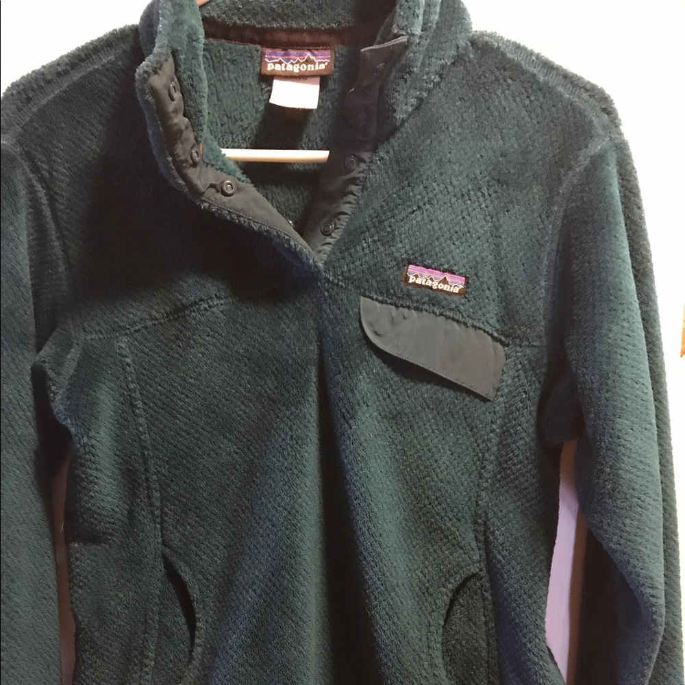 Patagonia fleece turquoise