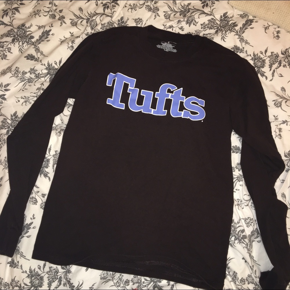 Tufts University Long Brown T shirt
