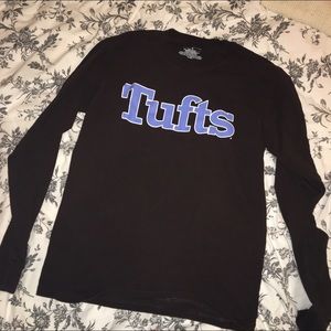 Tufts University Long Brown T shirt