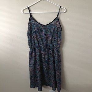 Floral spaghetti strap summer dress