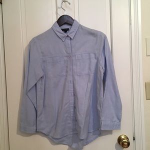 Topshop blue button down