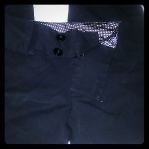 Maurice's Black cropped leg dress pants