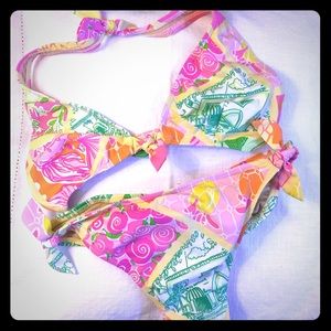 Lilly Pulitzer halter tie bikini