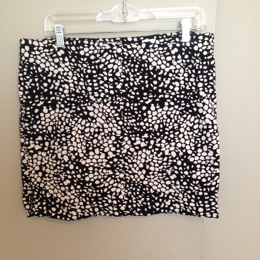 Black and white skirt
