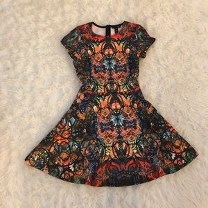 Fancy Short Sleeve Dress