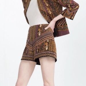 Zara Embroidered Shorts