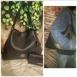 GEORGEOUS  REFINED PEBBLED LEATHER EDIE SET