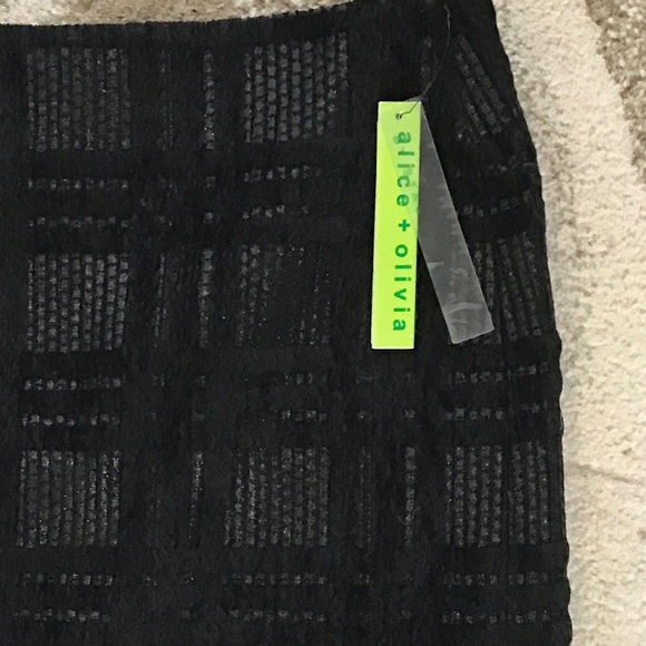 Alice & Olivia Black Mini Skirt - Picture 3 of 6