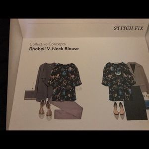 Stitch Fix XL Collective Concepts Floral Blouse