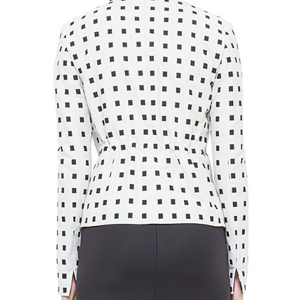 ***SOLD***Akris Punto Blazer Squares Snap Button - Picture 2 of 8