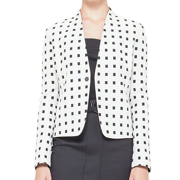 Akris Punto Jackets & Blazers - ***SOLD***Akris Punto Blazer Squares Snap Button