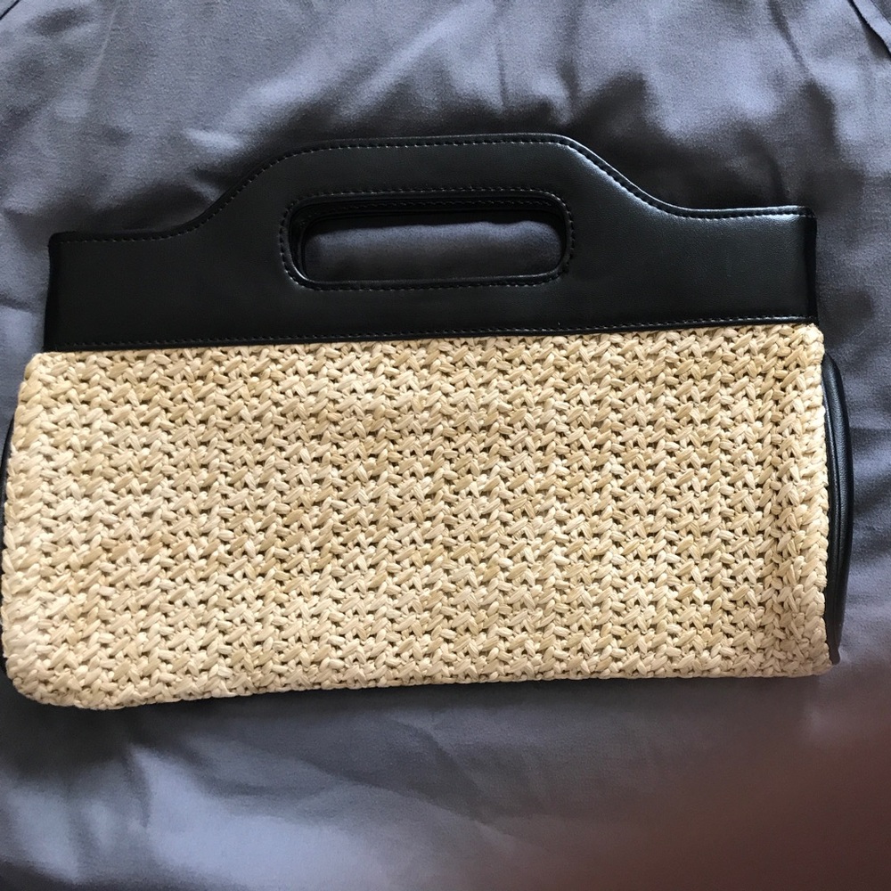 Straw Ann Taylor Loft clutch.