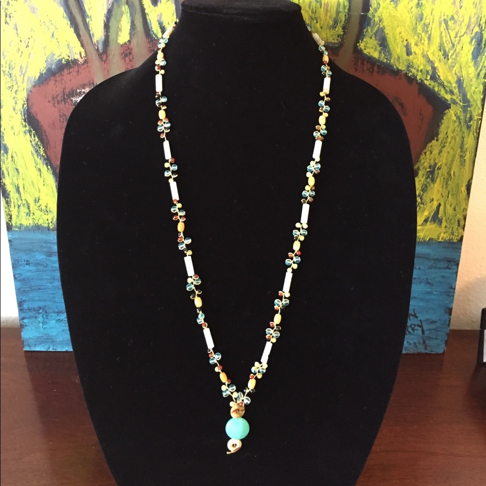Handcrafted Multi-colored Beaded Necklace