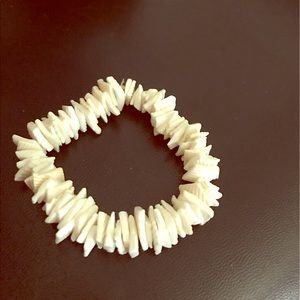 White Seashell Bracelet