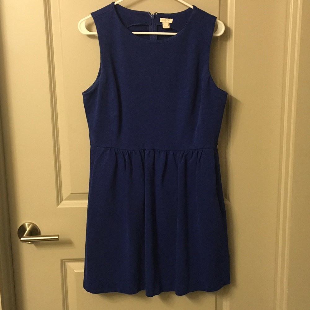 J. Crew Blue Daybreak Dress