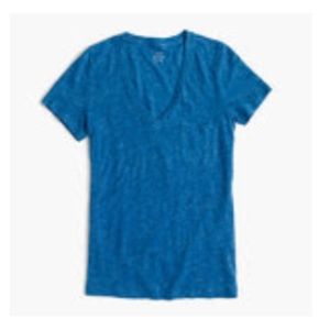 J.Crew Linen v-neck t-shirt
