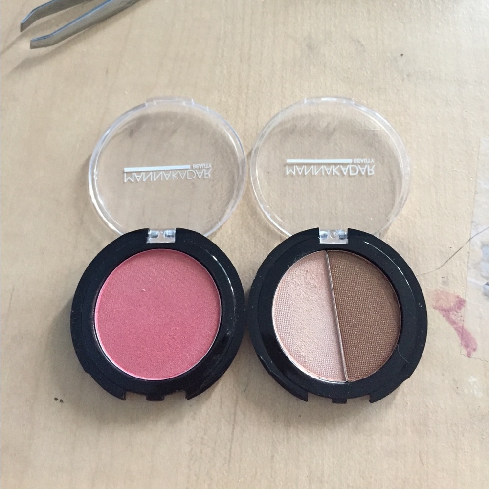 Mannakadar bronzer,blush and highlight