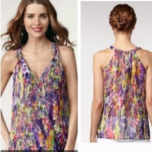 Cabi watercolor sleeveless top