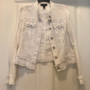 White INC Linen jacket