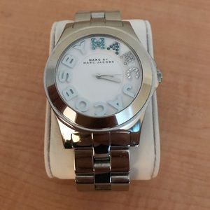 Marc by Marc Jacobs silver watch authentic
