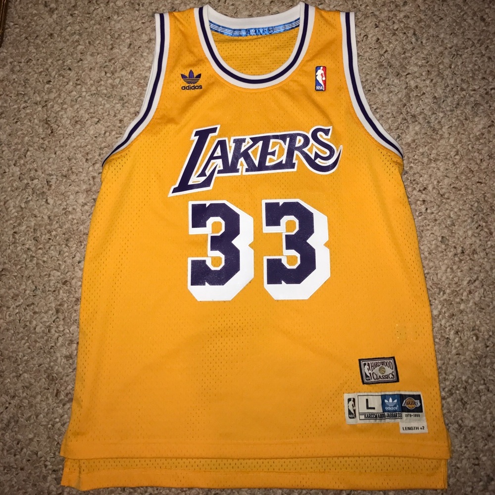 Cap Number 33 Lakers Jersey