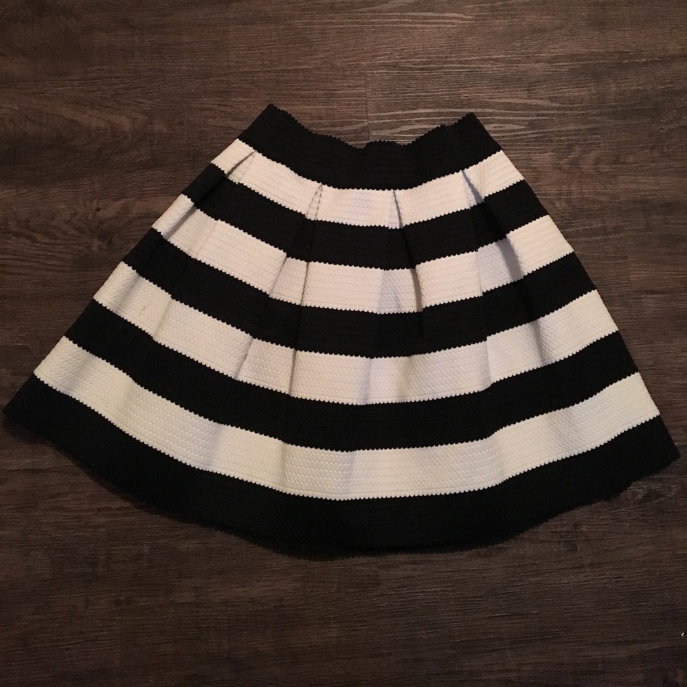 Black and white skirt