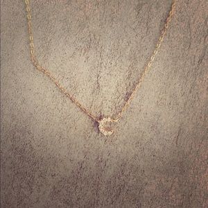 "C" initial necklace