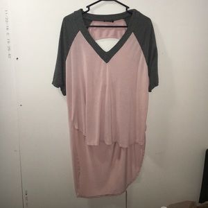 Pink clove, Pink and grey top