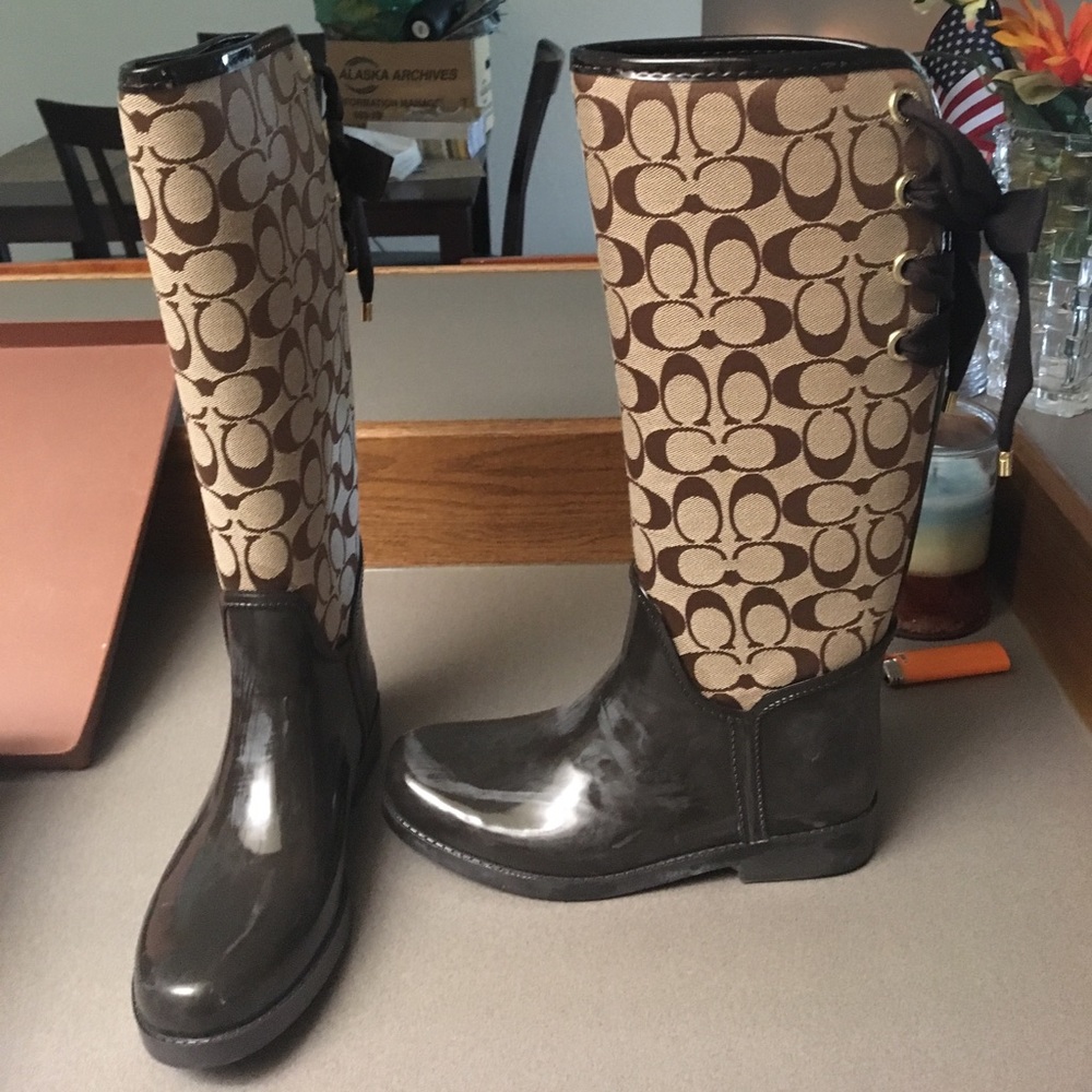 Coach Rainboots