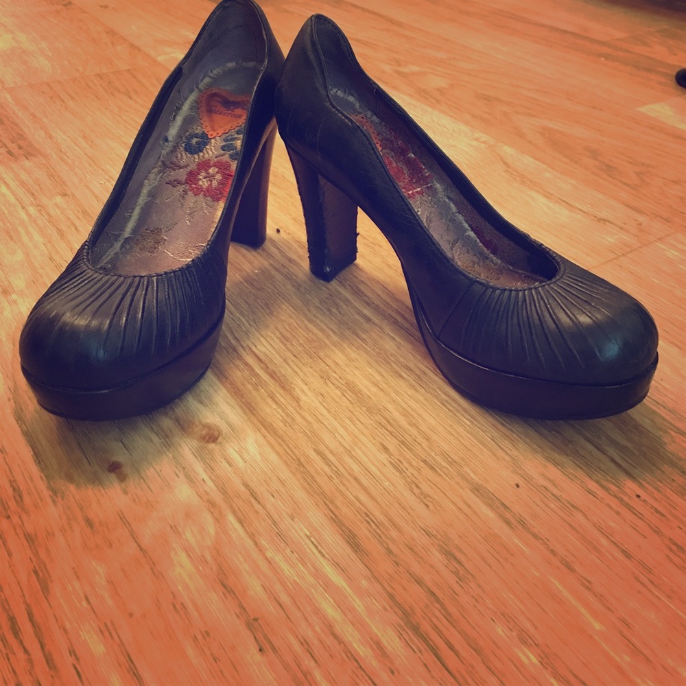 Black high heels