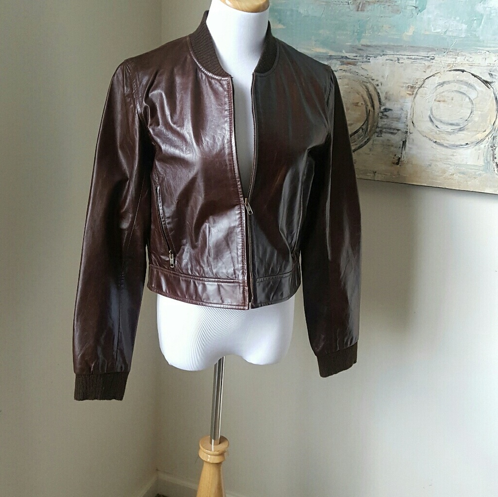Hugo Buscati vintage leather jacket