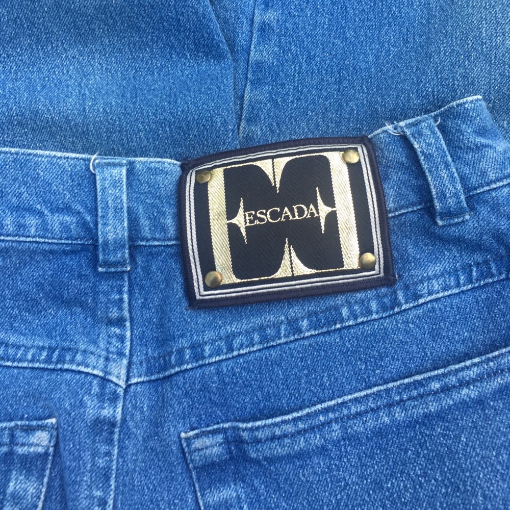 Escada Italian Jeans. Vintage 80s . Size 34  (S)