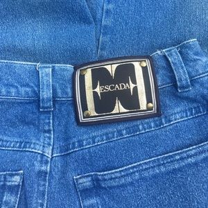 Escada Italian Jeans. Vintage 80s . Size 34  (S)
