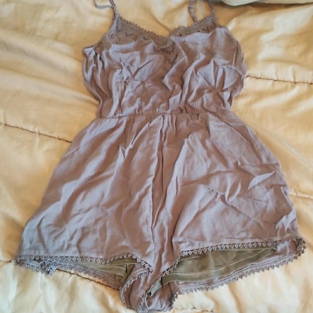 Lush Army Green Romper