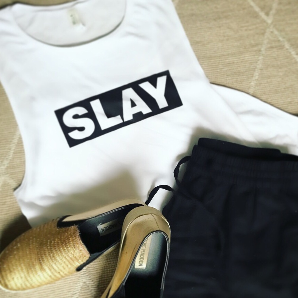 Slay tank BRAND NEW (no tags-boutique top)