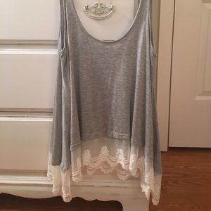 Gray tank top