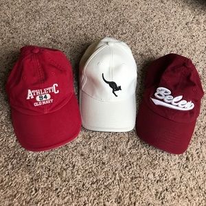 Three ball caps!