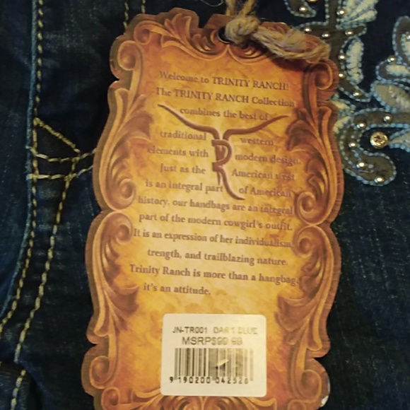 Trinity ranch hip hugger denim jeans - Picture 4 of 8