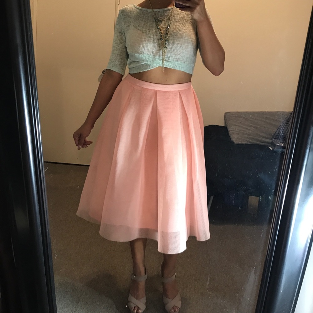 💗 PINK MESH FULL SKIRT 💗