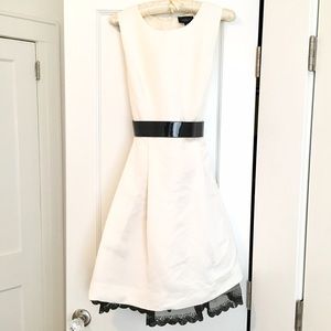 Jason Wu White and Black Lace Dress