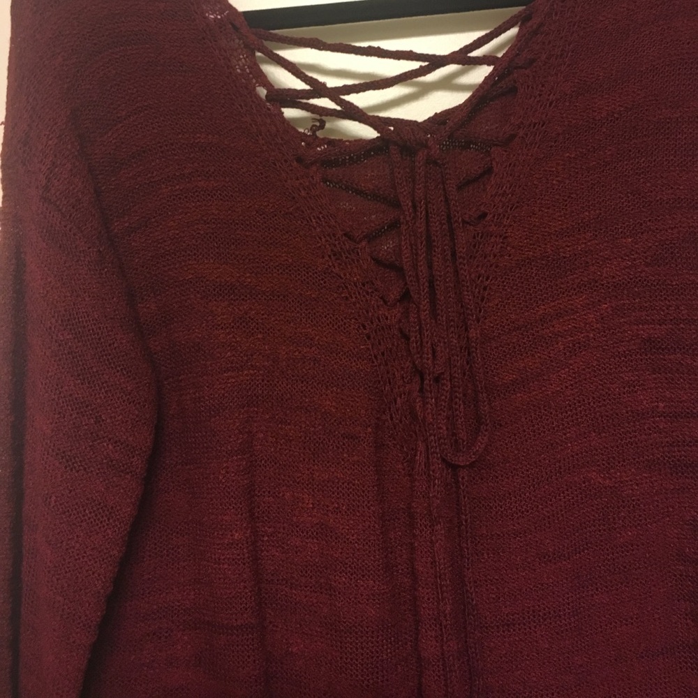 Maroon Sweater - Picture 3 of 3