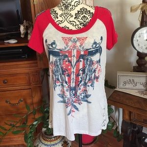 Crocheted top by Day trip, perfect condition