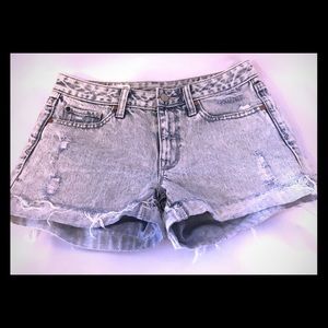 GAP Cut Off Acid Wash Jean Shorts Distressed