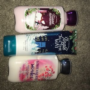 B&BW holiday body lotion and body cream set