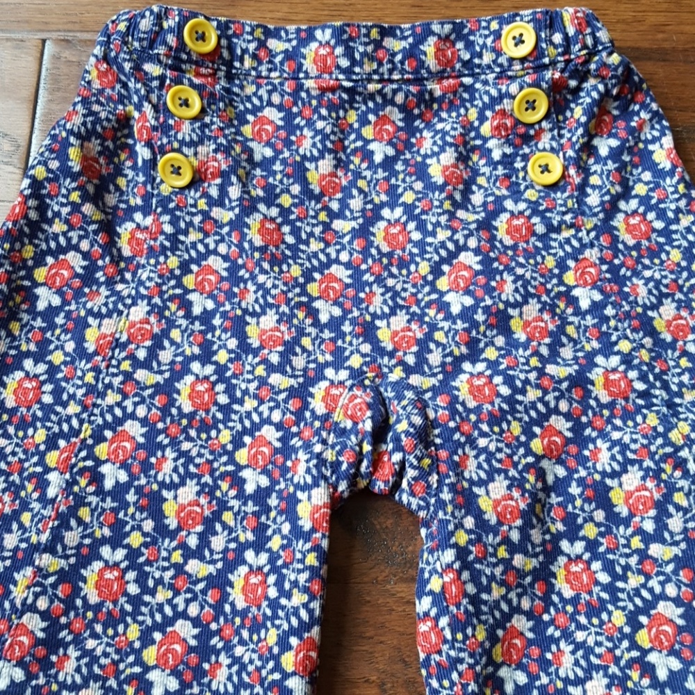 Worn Once! Mini Boden Pretty Cord Trousers 2-3Y