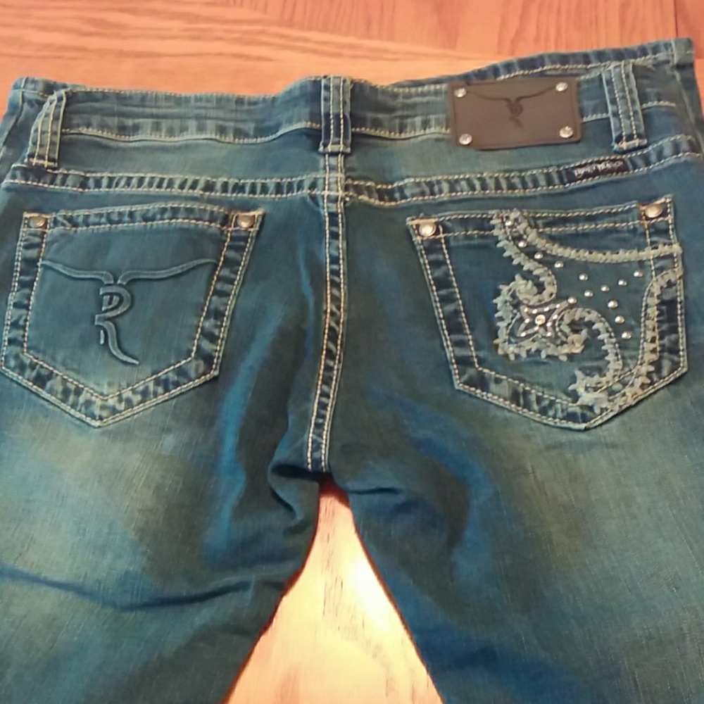 Trinity ranch hip hugger denim jeans - Picture 6 of 7