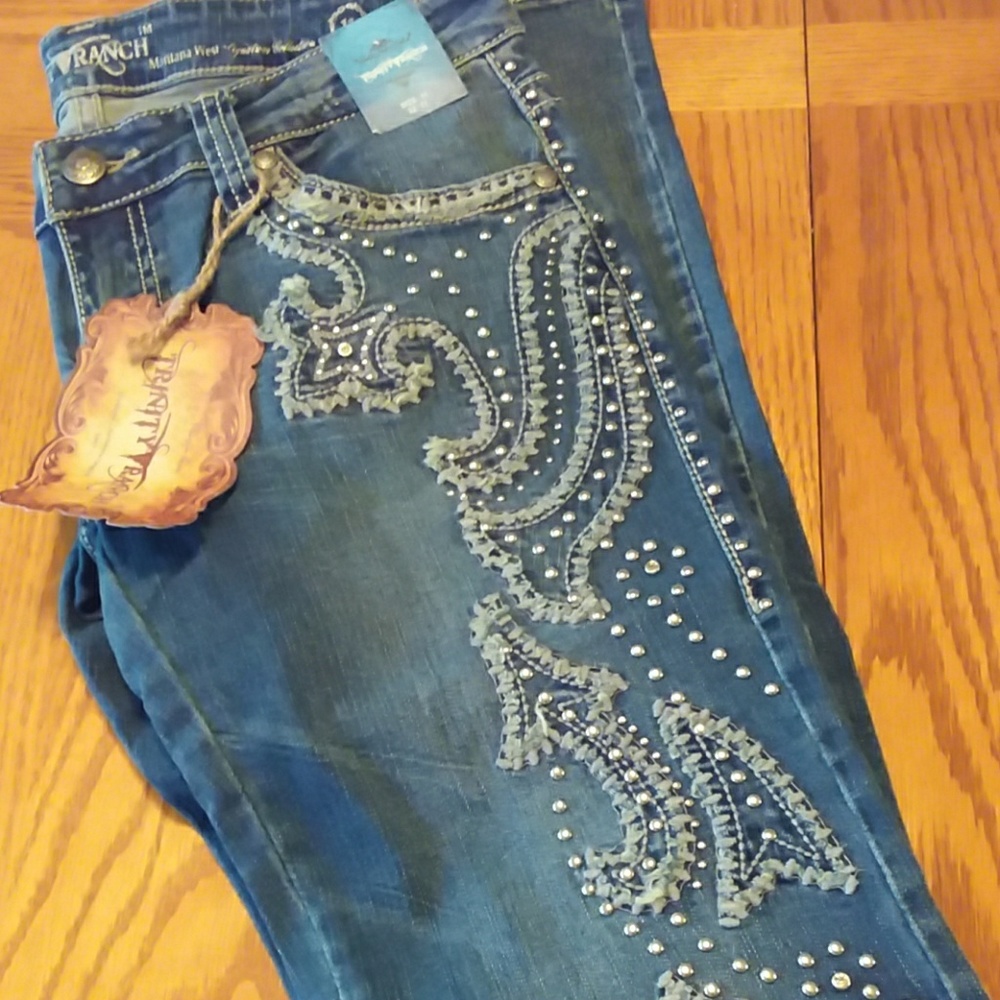 Trinity ranch hip hugger denim jeans - Picture 7 of 7