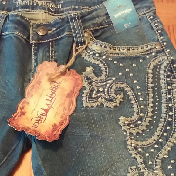 Trinity ranch hip hugger denim jeans - Picture 3 of 7