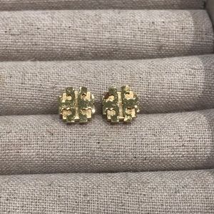 Gold Tory Burch earrings