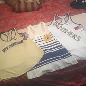 University of Pittsburgh pitt Nike dry fit tanks